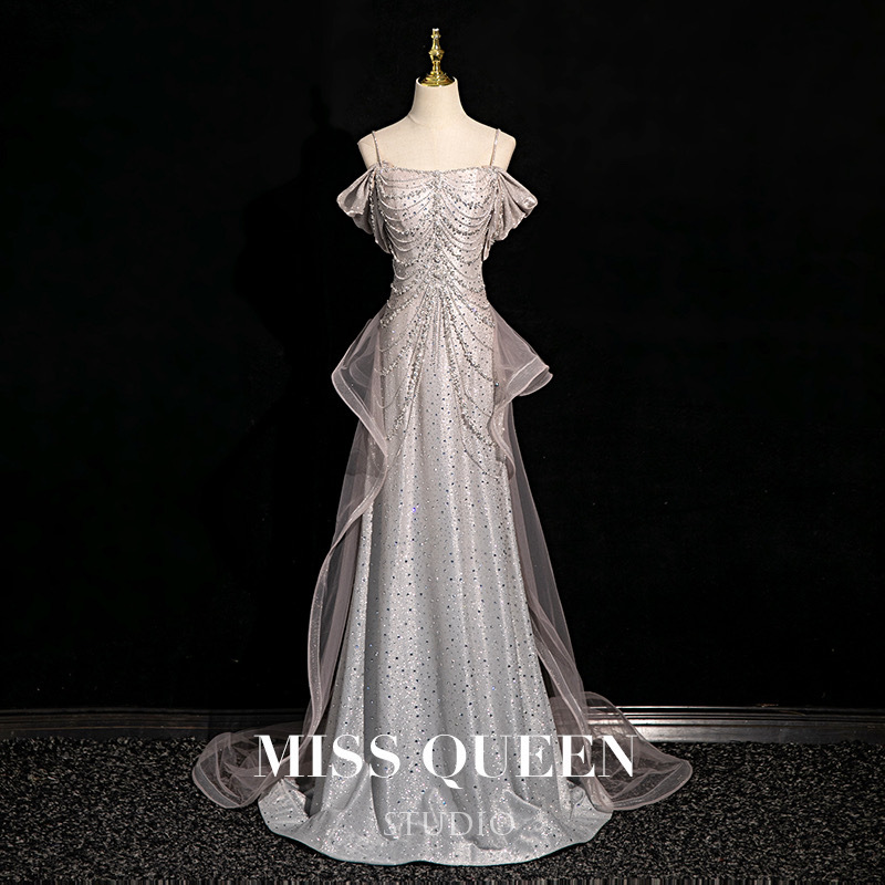 High-End Light Luxury Niche Toast Dress, Bridal Evening Gown, Women's 2026 New Style, Sophisticated Engagement Dress