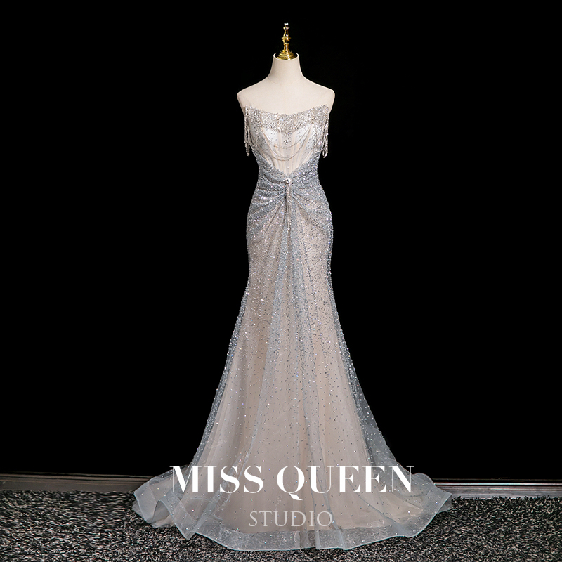 Luxury Engagement and Wedding Evening Dress for the Bride, 2026 New Style, High-End Homecoming Dress, Stunning Light Dress