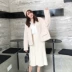 Mùa đông 2018 mới cổng gió vòng tròn lông cừu chic chic nữ mùa thu và mùa đông ngắn lông ngắn Sydney áo khoác nữ hàng hiệu Áo khoác ngắn