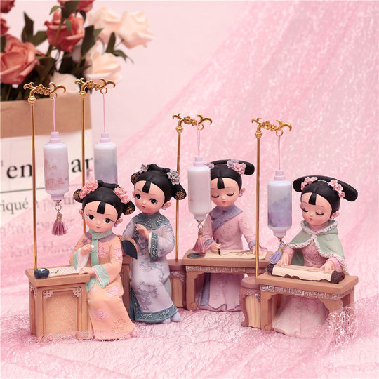 Forbidden City Qiaogege Doll Beijing Silk Doll