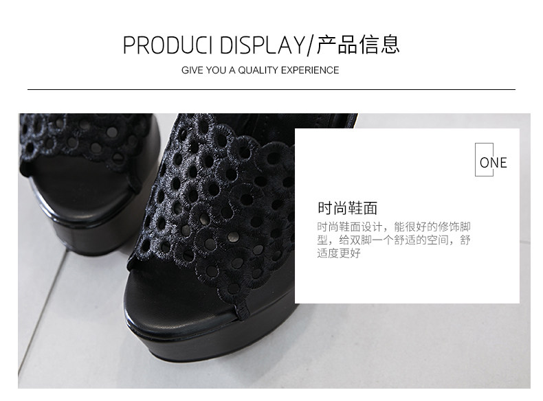 Корейский 2024 лето новые товары толстая водонепроницаемый платформа холодный шлепанцы сверхвысокий следовать верхняя одежда Тестовая комната слово тип сандалии женщина OTHER / Other 