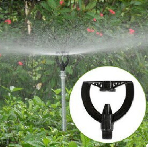 4 points plastic impact butterfly sprinkler lawn agriculture greening gardening spray cooling atomization dust sprinkler
