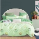 Bơ xanh dễ thương phim hoạt hình đơn giản bộ đồ giường bốn mảnh đặt bông ga trải giường chăn đơn - Bộ đồ giường bốn mảnh