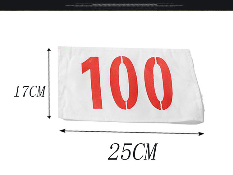 Race Fun Games Digital Number Cloth Race Marathon Runner Race Running Waterproof Digital Sticker