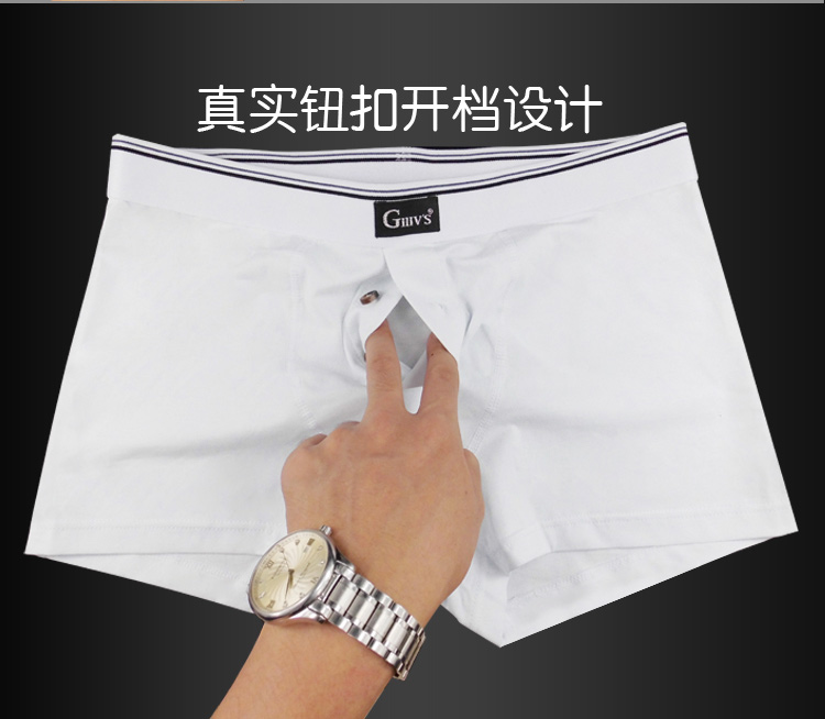 Giant Lion Nam Đồ Lót Nam Boxer Tinh Khiết Bông Trắng Màu Sắc Ánh Sáng Loose Cotton Kích Thước Lớn Modal Boxer N