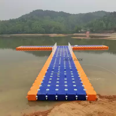 Plastic pontoon manufacturer certification Water floating dock Ship yacht motorboat berth Breeding fishing platform