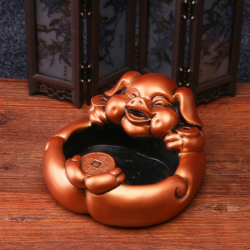 Fashion Tobacco Ashtray Personality Craft Gift Living Room Book House Swing to send boyfriend family's birthday present