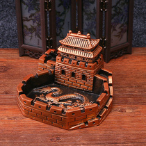 Special price retro Great Wall ashtray living room creative personality crafts office decoration to send friends
