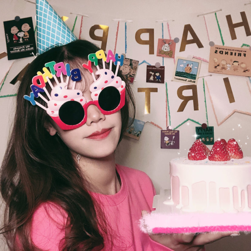 Birthday Glasses Fucked Up Props Retro Party Gatherings Selfies Nets Red Ins Creative Children Cartoon Dress Costume