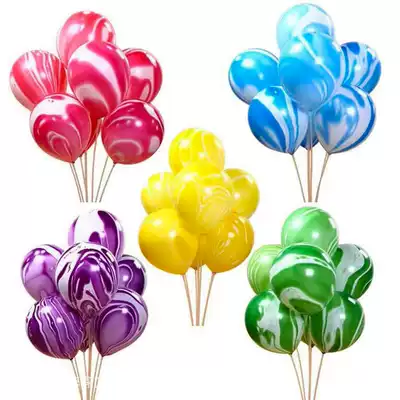 Net red table floating balloon birthday party body year-old banquet layout opening event opening store celebration bracket decorations floating