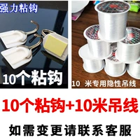 10 липкий крючок+10 метров висящего провода