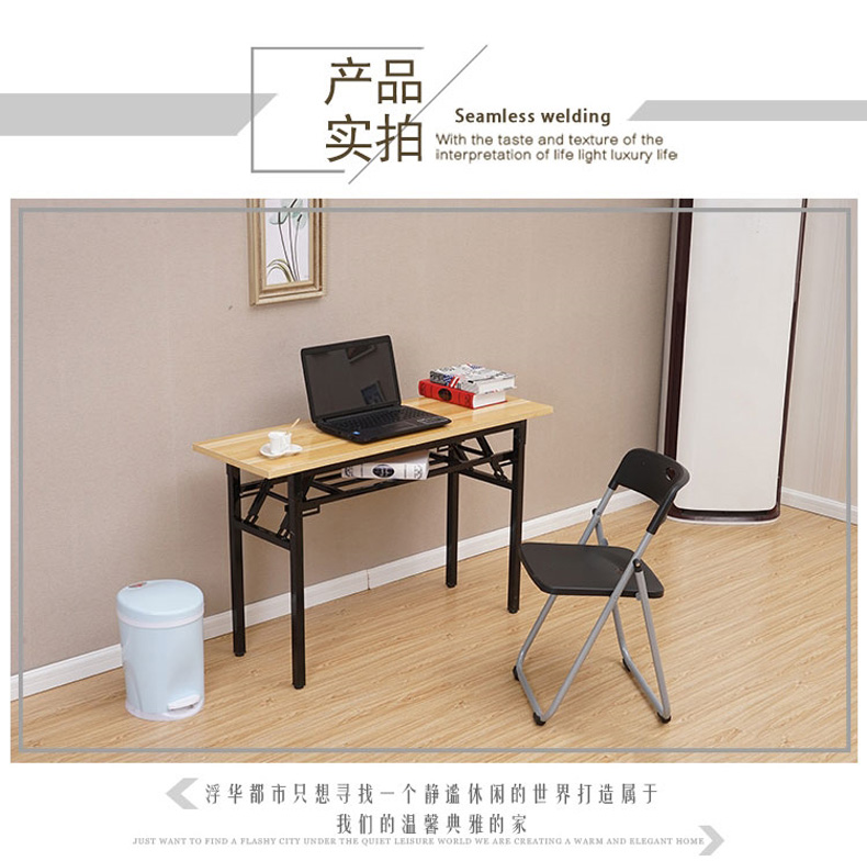 Yue với nhà mới bàn gấp bàn dài bàn vuông đơn giản nhỏ bàn máy tính bàn viết bàn lưu trữ bàn bàn - Bàn ban may tinh