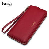 Бумажник, сумка через плечо, кожаная сумка с петлей на руку, вместительная и большая маленькая сумка клатч, картхолдер, из натуральной кожи