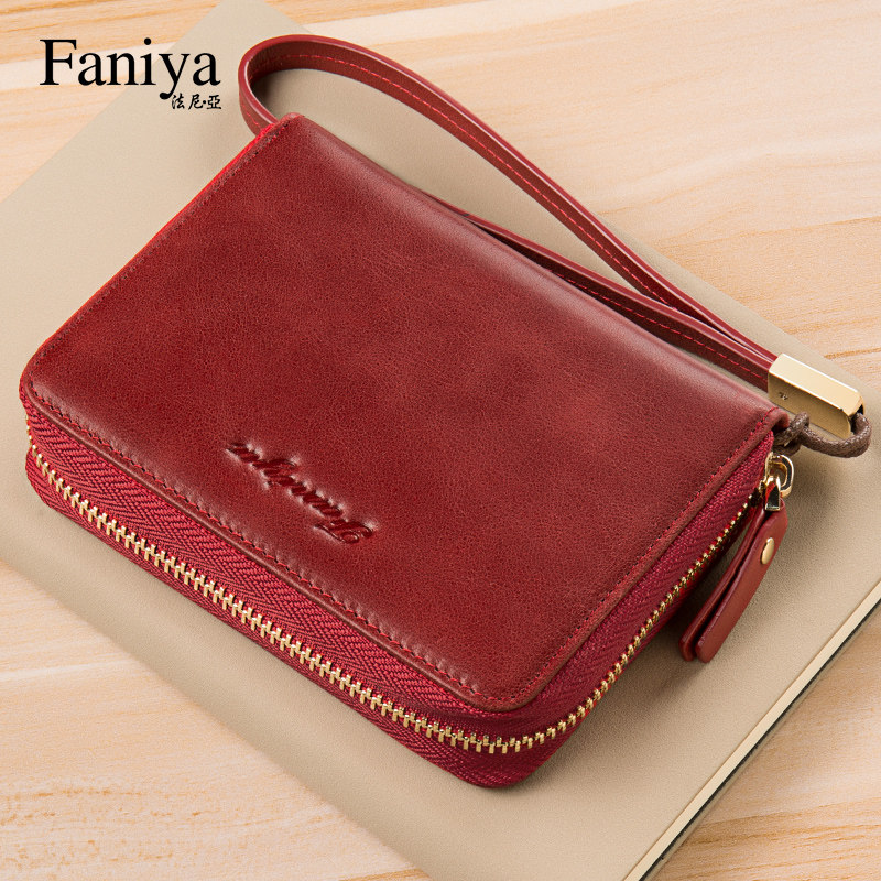 Card bag lady leather anti-theft brush certificate jacket large capacity card holder credit card bank card holder anti-degaussing small