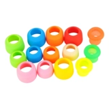 Силиконовый стержень остановил рыбную стержню с высокой полосой с запутанной полосой -сиополосной полосой -тихооп