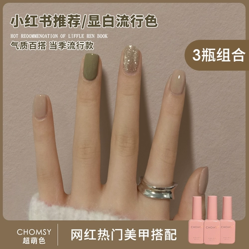 Демисезонный лак для ногтей для маникюра, комплект, популярно в интернете, 2025 года, новая коллекция, широкая цветовая палитра, небольшой набор