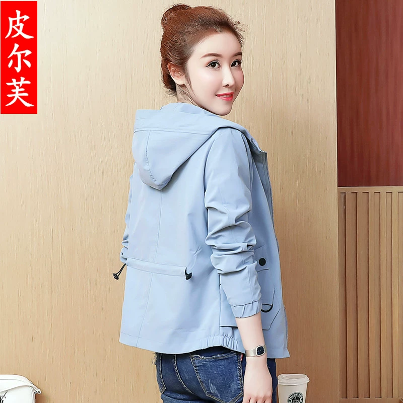 Pilf Student Casual Jacket Jacket Women 2020 Mùa xuân và mùa thu Áo khoác mới Đồng phục bóng chày ngắn Top - Áo khoác ngắn