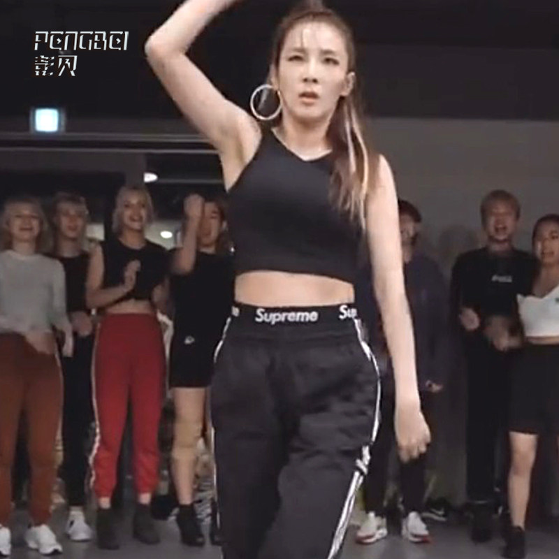 Jazz dance short DS crop bottoming shirt bandeau camisole vest women 1m dance room with the same dance team customization