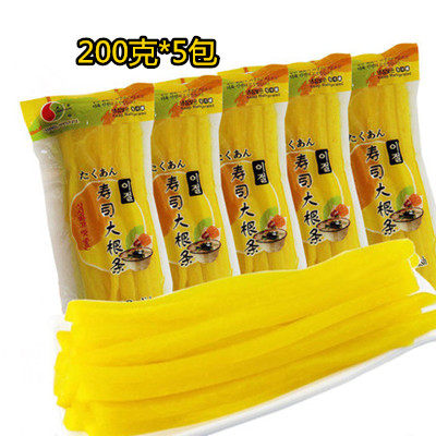  Its Doors Parish Purple Vegetable rice seasoned Roof bar Japanese style sauce Sauce Yellow Rounder Sushi Large Root 200g * 5 Package