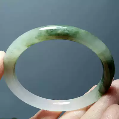 Xinjiang Golden Silk Jade Kunlun Cui Round Bracelet