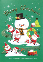 Taiwan Ideas Christmas Eve blessings Christmas Folio Cards Bronzed Gifts Thanks To Card Snowman Kitty Shopping