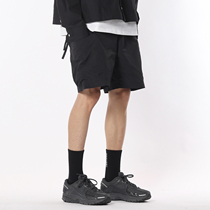 HUGALLGUILT19 spring and summer new products casual loose trapezoidal three-dimensional pocket sports shorts overalls