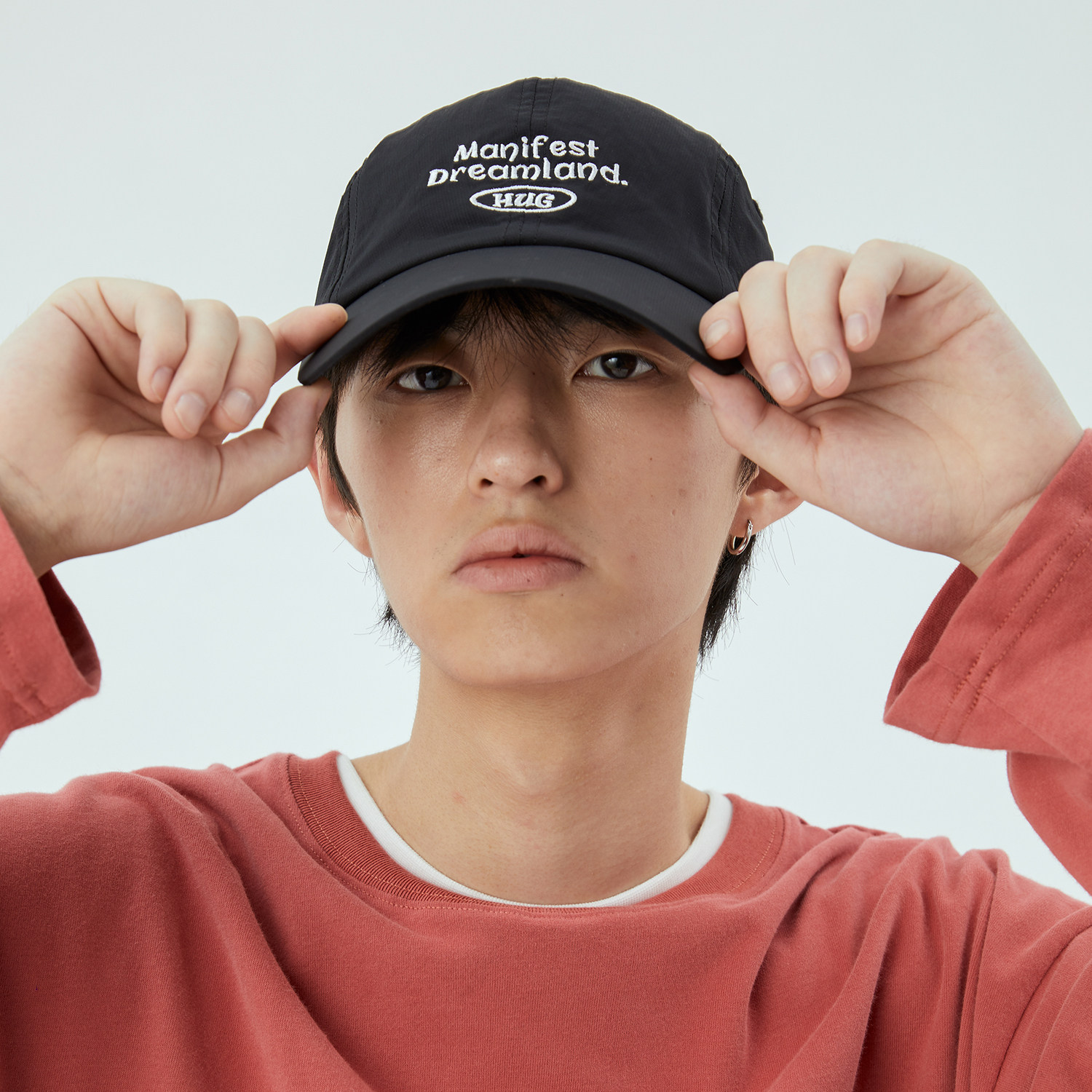 HUGALLGUILT spring new product national tide adjustment buckle size embroidery baseball cap peaked cap curved brim hat