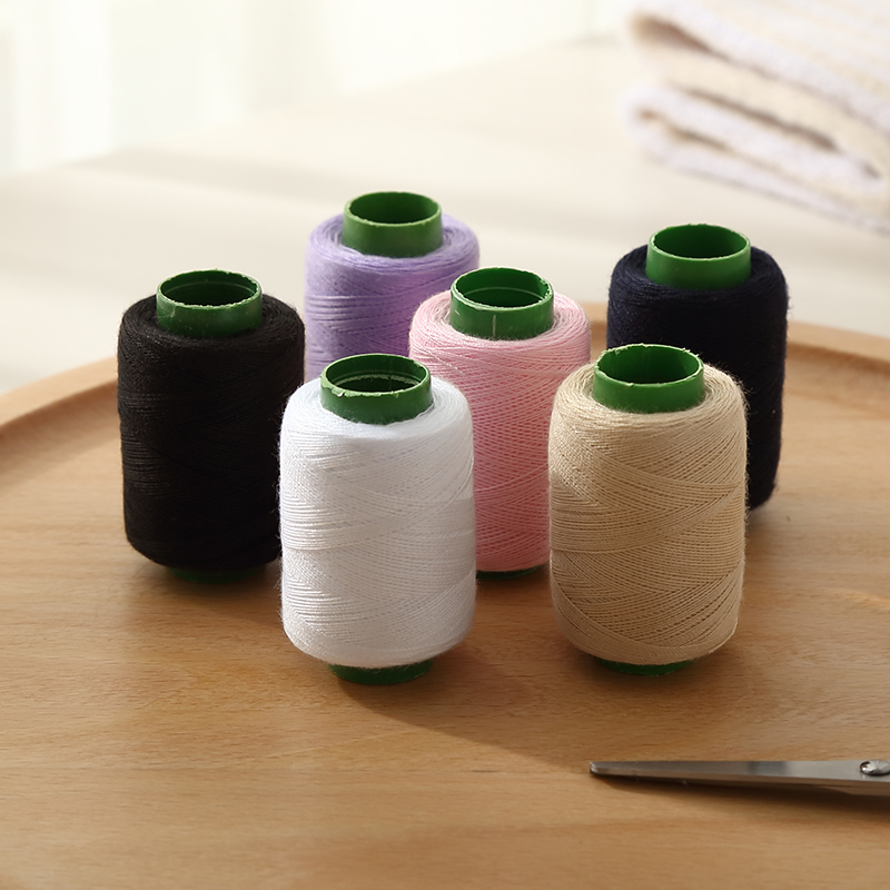 Home Small Roll Pagoda Line Sewing Machine Hand-stitched Clothing Line White Thread Needlethread Big Roll Sewing Thread Black Thread Cotton Thread Coarse 