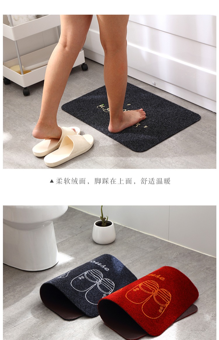 Sàn mat cửa mat cửa ra vào hội trường cửa ra vào mat phòng tắm thấm chống trượt phòng ngủ mat nhà bếp thảm - Thảm sàn nhựa trải sàn
