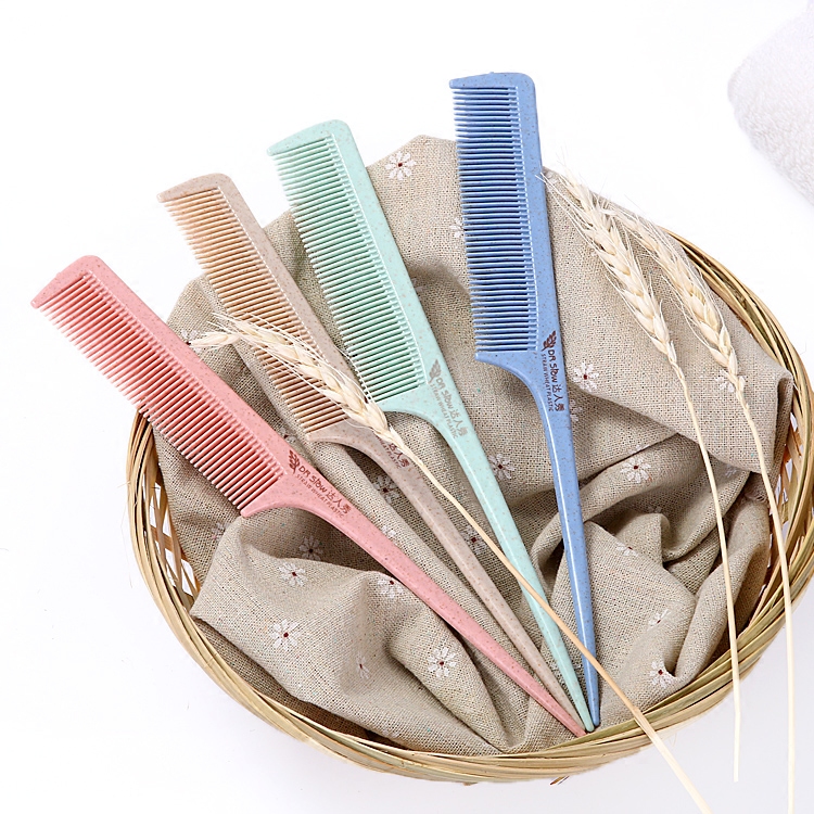 Home Plastic Pick Combed Tips Tailcomb Hair Dressing Comb Beauty Hair Cute Long Hairdresser Styling Head Comb Hair Comb