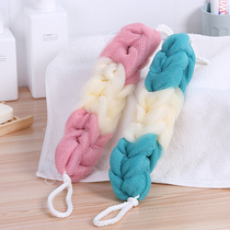 Home Adult Bathing Strips Thickened Strip Size Rubbing Mud Bath Towel Rubbing Back Towel Pull Back Bar Bath Rub the shower