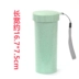 Sinh viên cầm tay sáng tạo dễ thương cốc tay nhựa chịu nhiệt tách trà trai và gái với một chai nước nhỏ mùa hè Tách