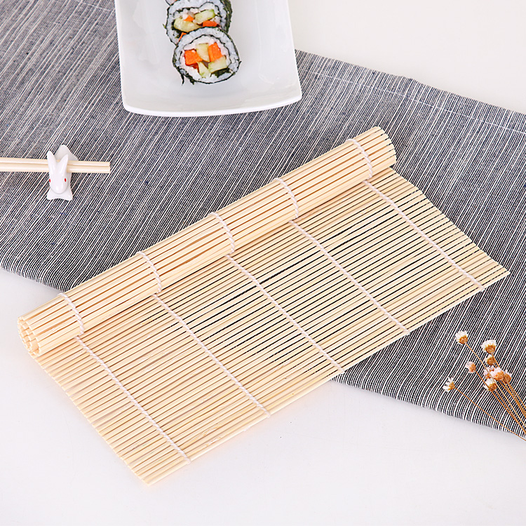 Household sushi tools material special bamboo curtain roll made seaweed wrapped rice curtain bamboo stick curtain non-stick roller blind
