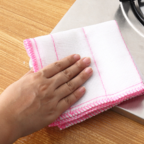 Kitchen supplies Korean absorbent non-hair-free oil-stained rag wipe bowl wipe table wash dish cloth 100-piece cleaning cloth thickened cleaning towel