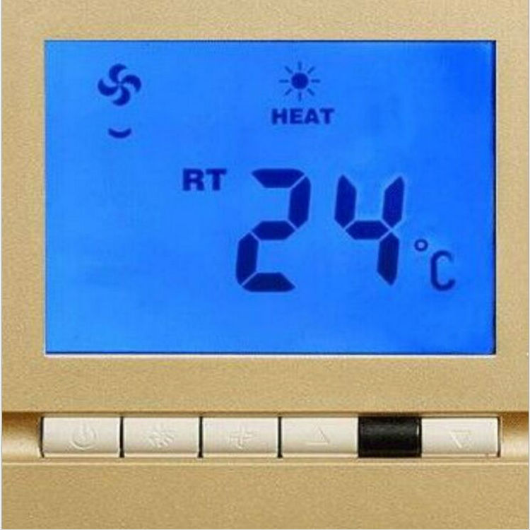 Central air conditioning temperature controller switch temperature controller number of intelligent ventilator coil controller temperature-controlled panel