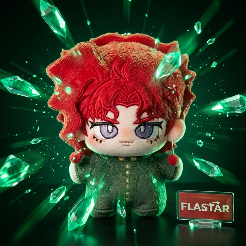 Japanese Flastar Cotton Doll Jojo's Bizarre Adventure Kakyoin Noriaki Bag Pendant Keychain Gift