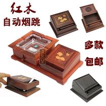 Red Real Wood Carving Craft Pint Red Acid Branches Ashtrays High-end Smoke Cylinders Large Wooden Retro With Smoke Jumping Fashion Creativity