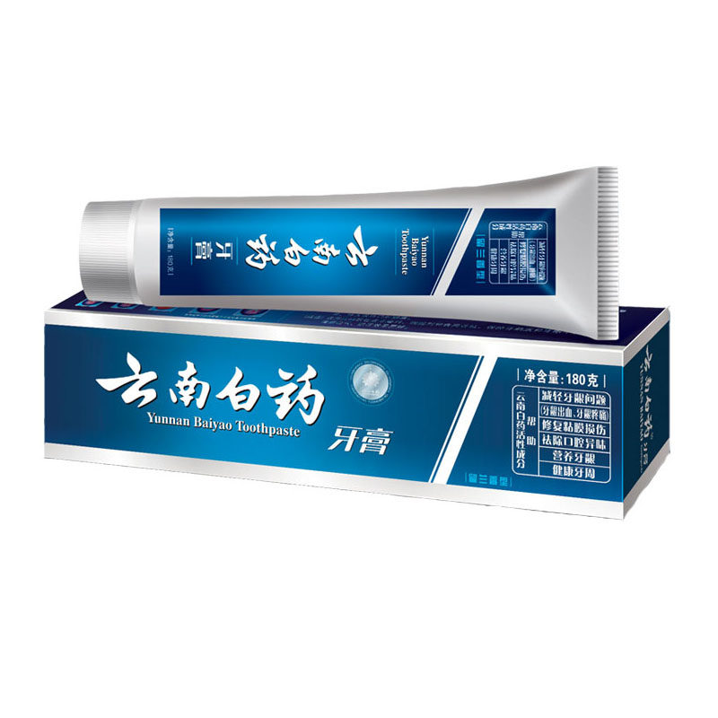 【天猫超市】云南白药牙膏（留兰香型）180g 护牙龈 去口臭