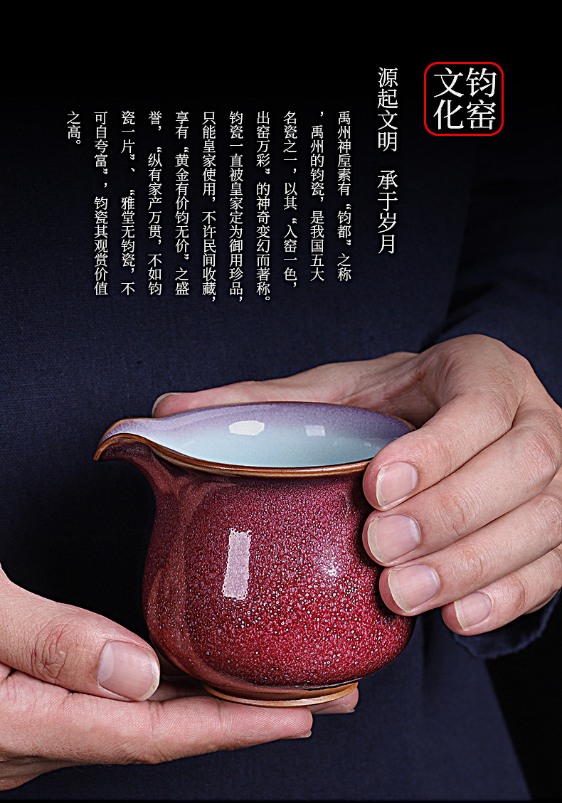 Jin jun porcelain up with tea and a cup of pure manual kunfu tea large ceramic fair keller points of tea, tea accessories