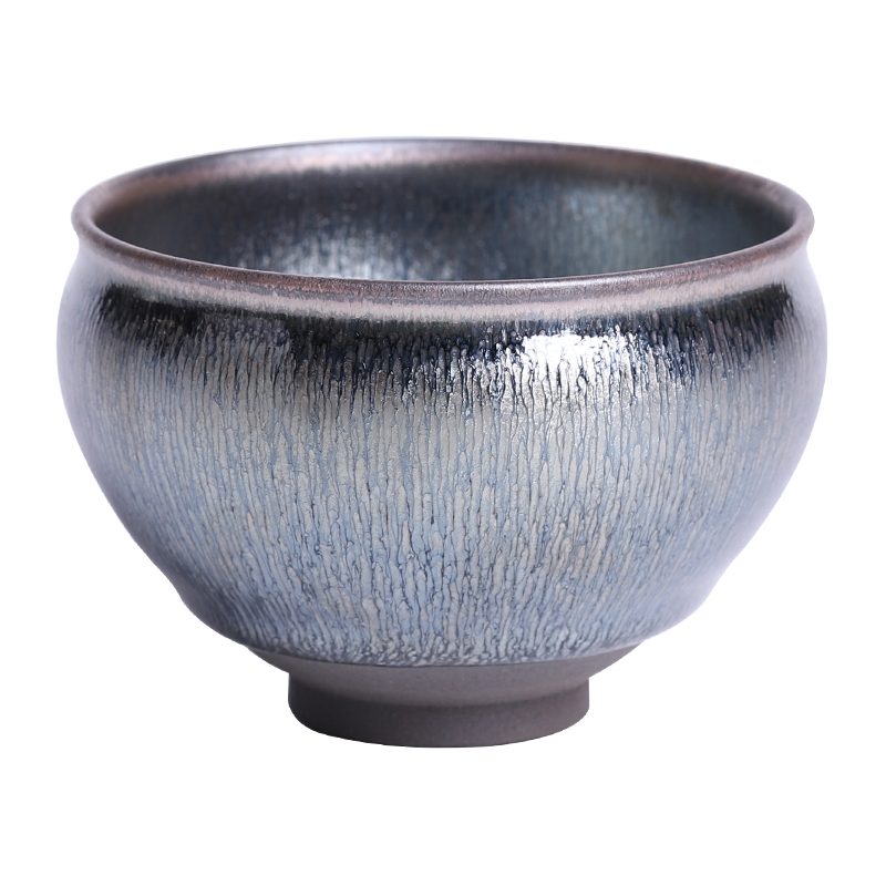 Jianyang built lamp cup retro TuHao lamp cup pure manual large bowl with a single ceramic tea set master cup single CPU