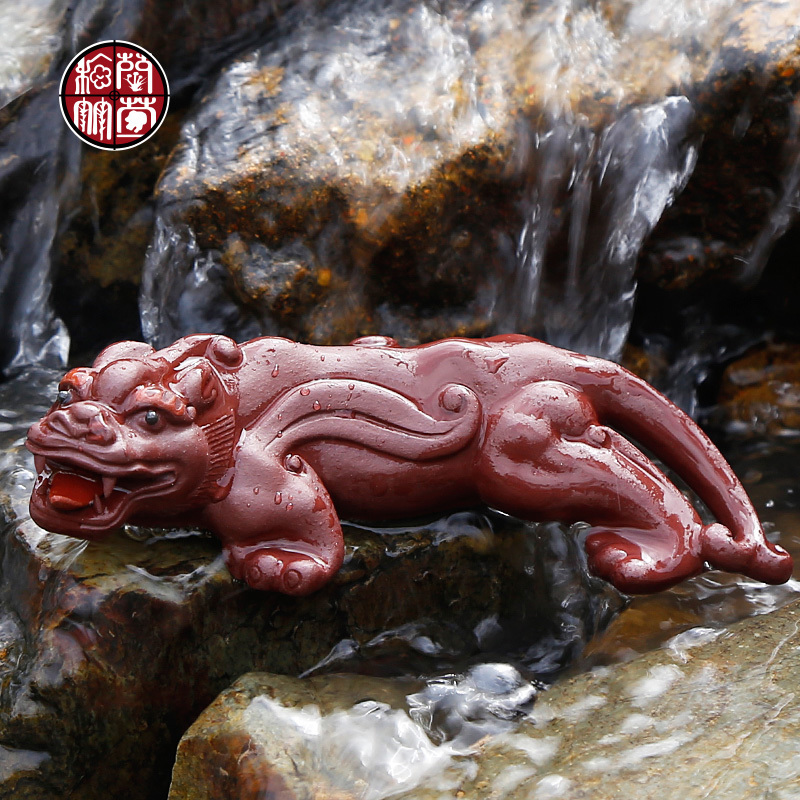 Tea pet manual small office yixing purple sand Tea tray was furnishing articles to find water can raise creative Tea play money the mythical wild animal