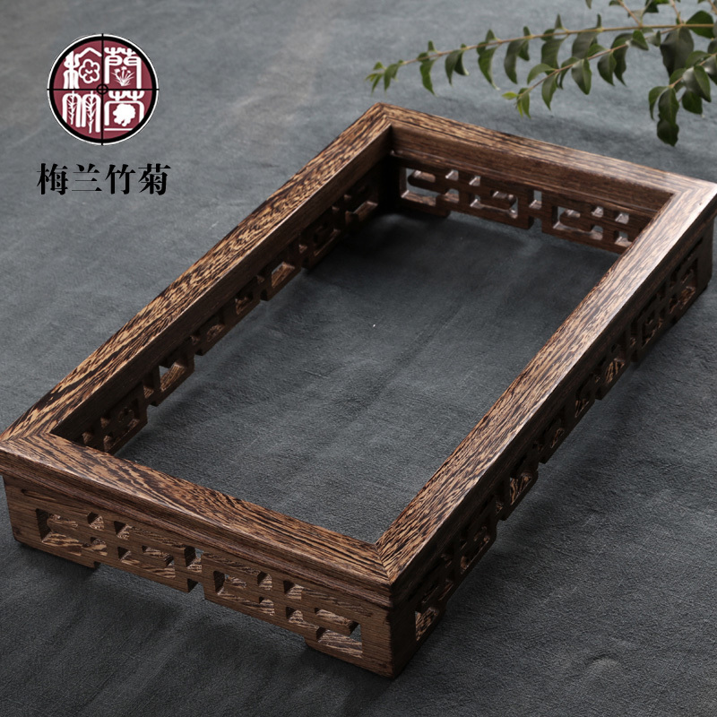 Kung fu tea chicken wings wood accessories tea tea tea tea stove frame simple household creative office