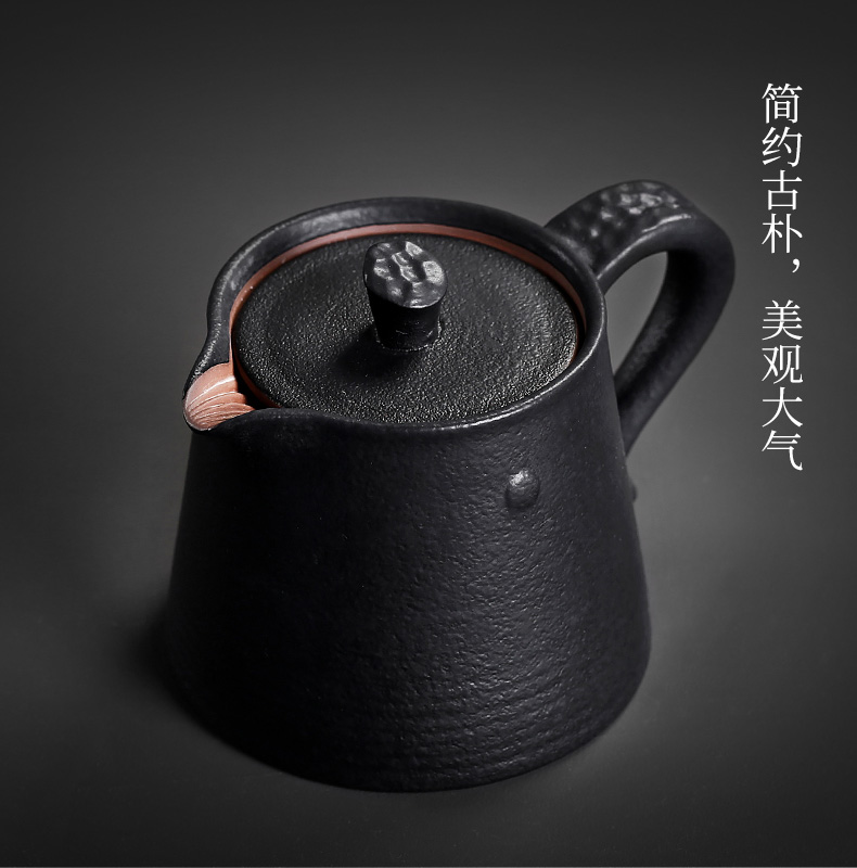 Small single ceramic pot of kung fu tea thick ceramic tea set filter are it Japanese tea taking tea pot of black tea