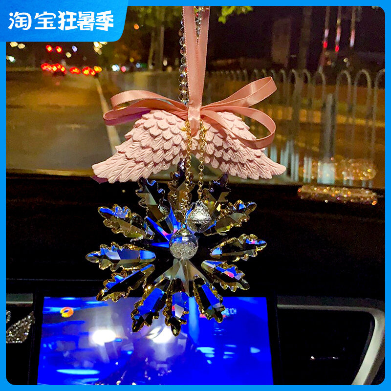 1 car pendant car decoration Goddess high-end crystal car decoration Mercedes-Benz car interior pendant car aromatherapy
