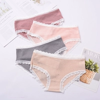 [Giá bắp cải] J ~ 13 đồ lót giữa eo nữ cotton gợi cảm hip hoạt hình thoáng khí cô gái cotton tóm tắt quần lót nam thun lạnh