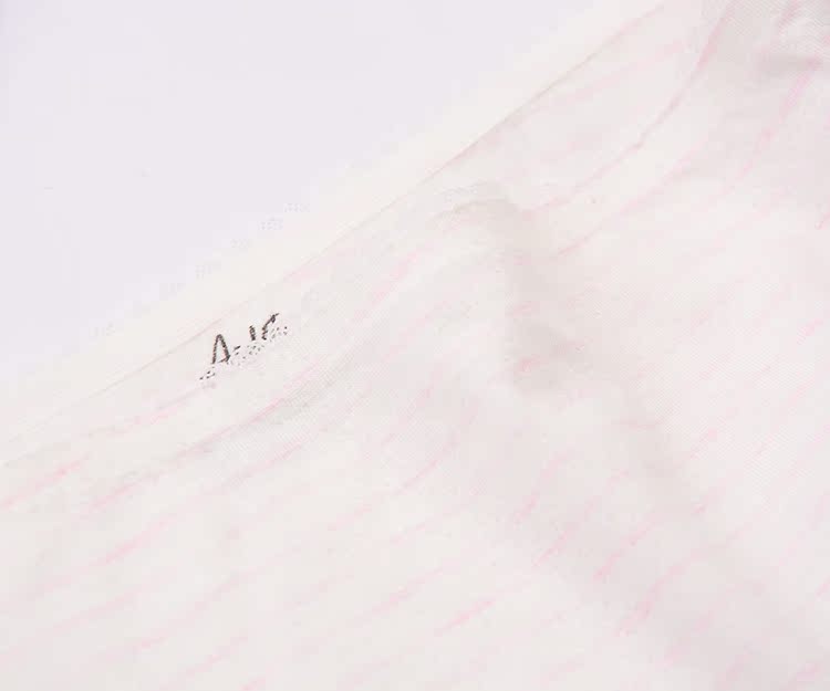 [4 miếng 19,9] J ~ 13 quần sịp sọc ở eo và hông cô gái bằng vải cotton bên ren quần lot nữ