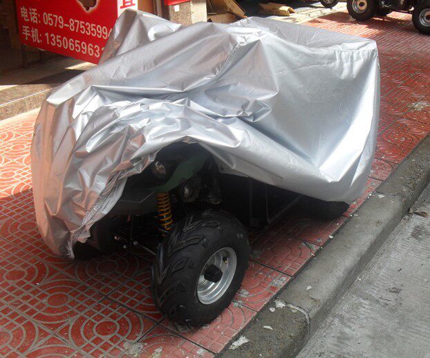 190t Atv Full Car Cover Universal Car Cover Car Cover Rain Cover Atv Cover Silver