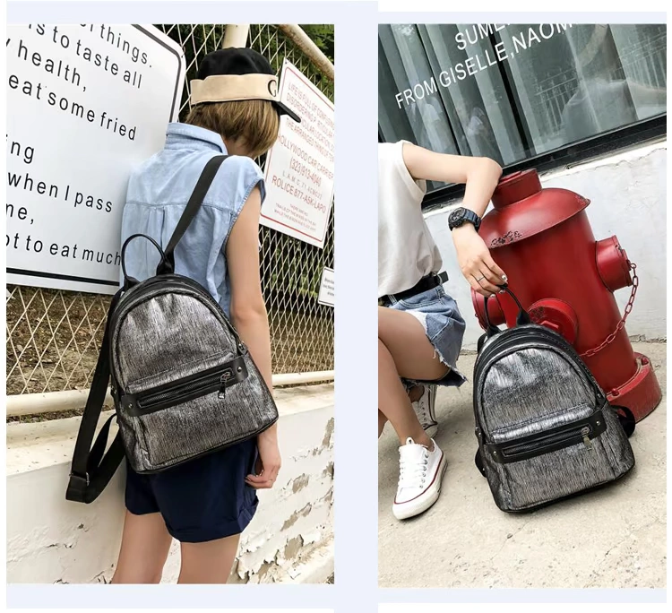 Mùa hè 2018 mới thời trang ba lô nữ phiên bản Hàn Quốc của phụ nữ hoang dã thủy triều ba lô mềm da túi du lịch