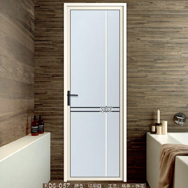 YA-6010 Aluminum Alloy Glass Door Titanium Magnesium Alloy Door Glass Door Bathroom Kitchen Door Green Door