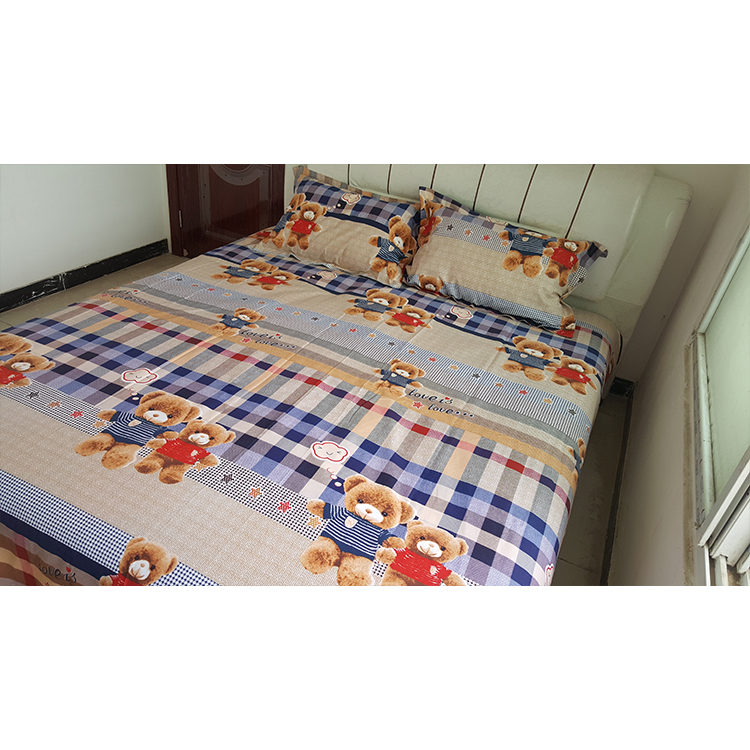 Bông vải thô cũ đơn đơn 1,5m / 1,8 / 2 giường ngủ ký túc xá cotton mùa hè hè drap giường 1mx2m